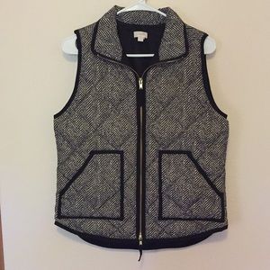 J Crew Herringbone vest